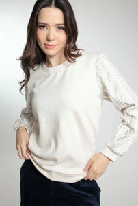 NOOKI - Annabelle Sweater, Cream