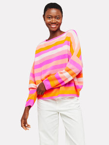 BRODIE CASHMERE - Doris Stripe Crew