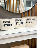 MY BAGS OF STUFF - Hair Stuff Canvas Pouch