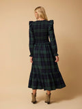 BY IRIS - Freya Tartan Dress green/navy