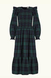 BY IRIS - Freya Tartan Dress green/navy