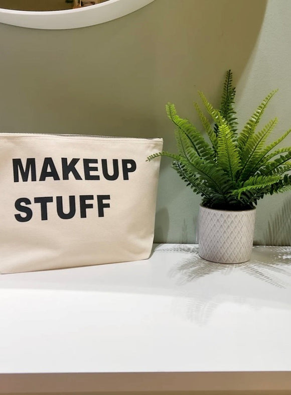 MY BAGS OF STUFF - Makeup Stuff Canvas Pouch