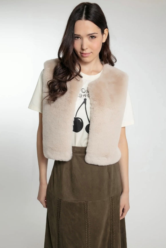 NOOKI - Edelweiss Gilet in Mink