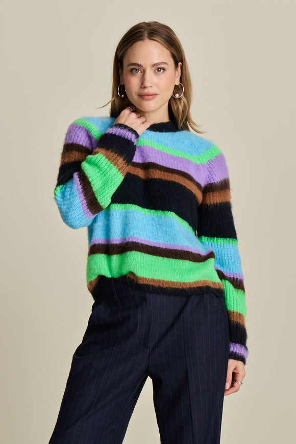 POM AMSTERDAM - Brushed Stripes Pullover